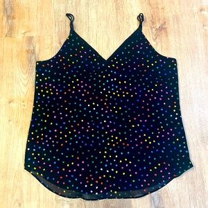 NWT - Express Colorful Polka Dot Tank
